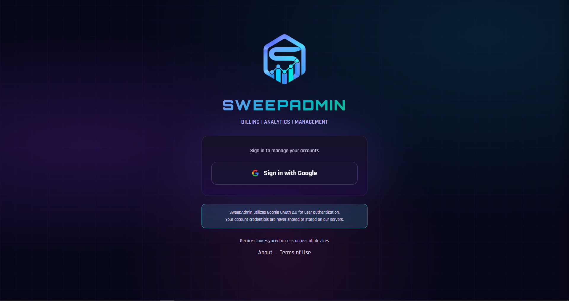 Login Screen